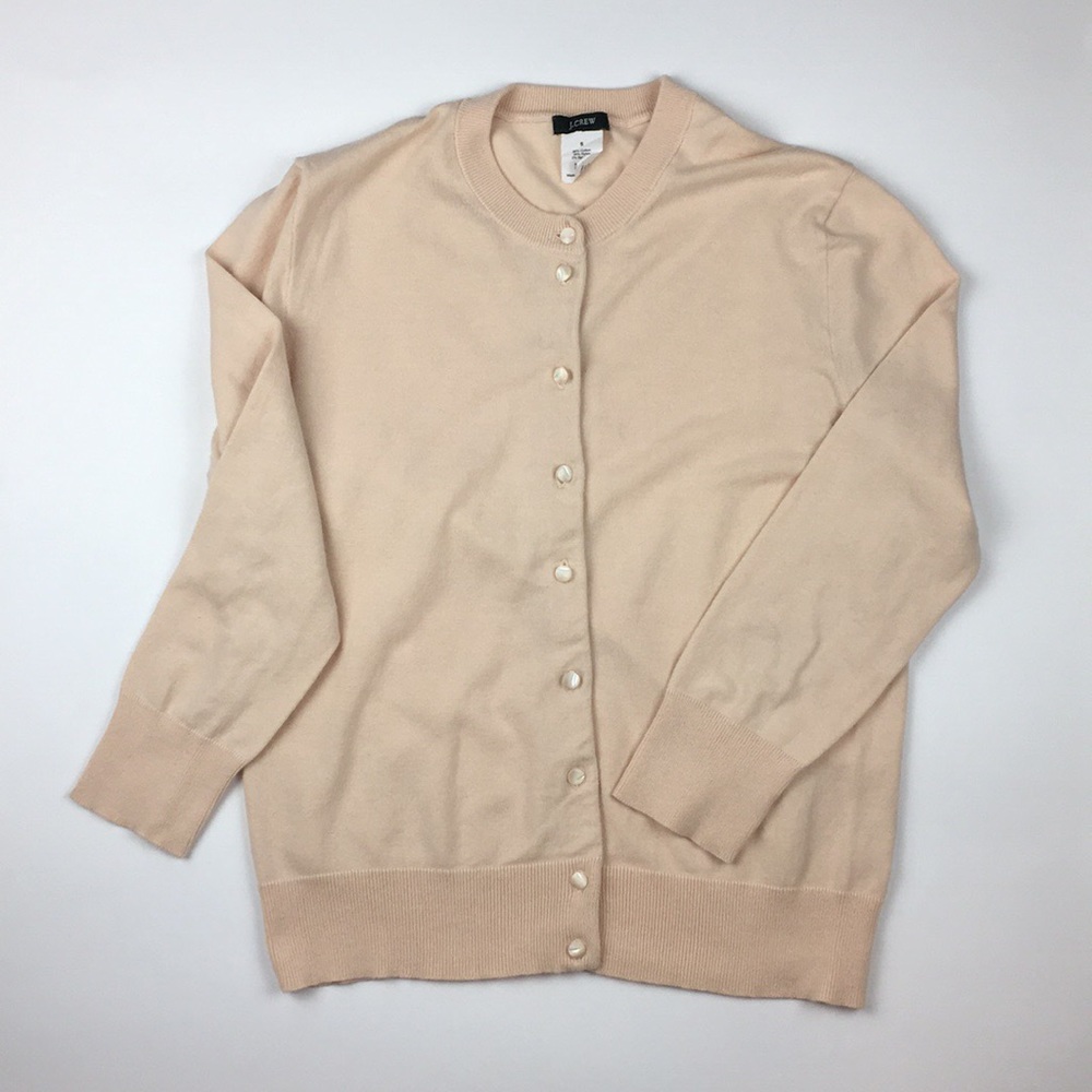 J. Crew 3/4 Cardigan - Blush Pink